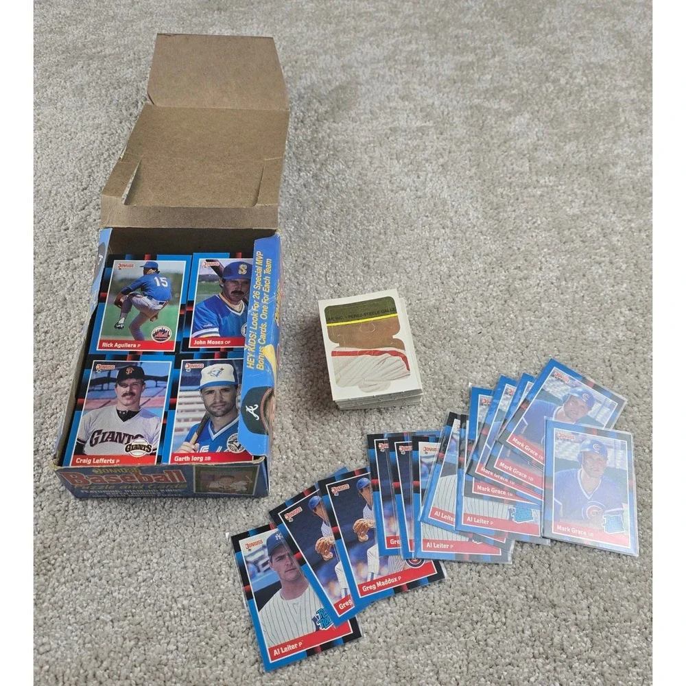 Large Lot‎ Donruss Baseball Cards 1988 Stan Musial Puzzle Cards Stars, HOF, etc.